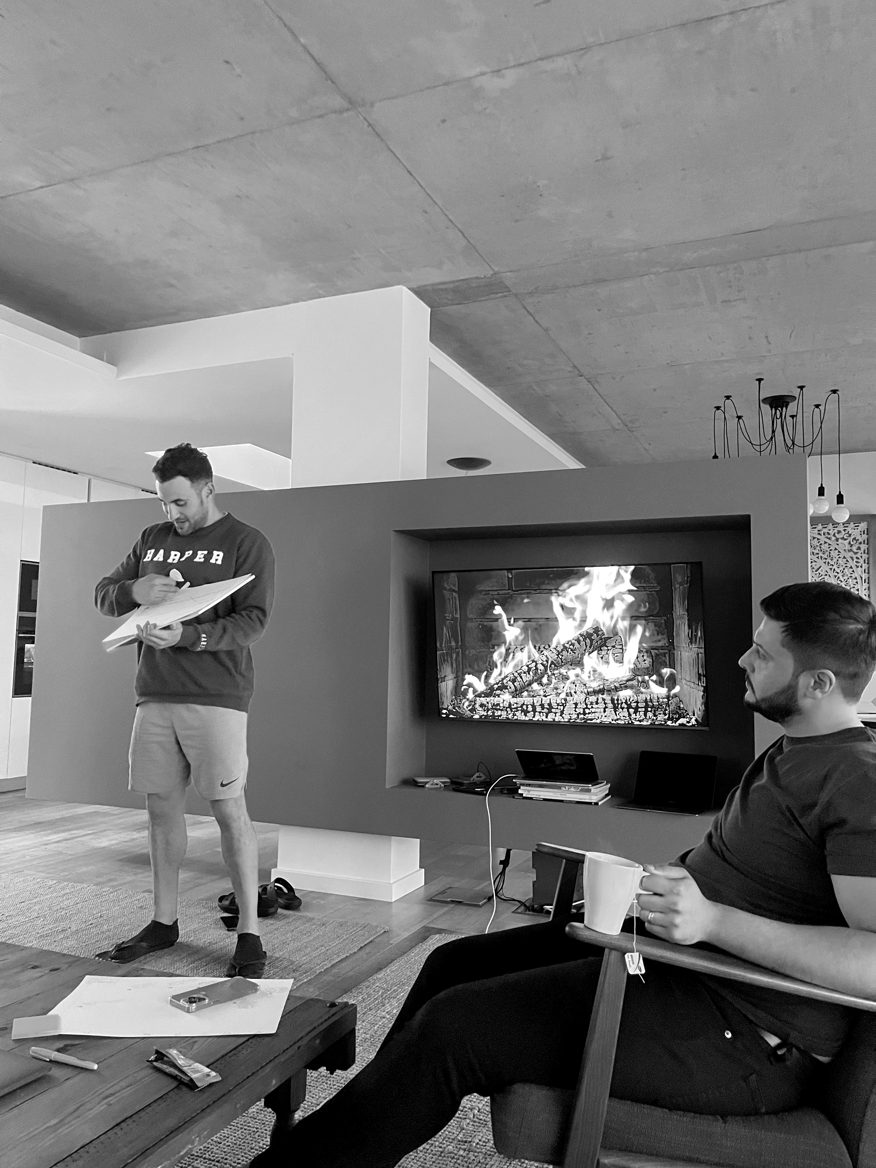 Demoing at an event in Portugal